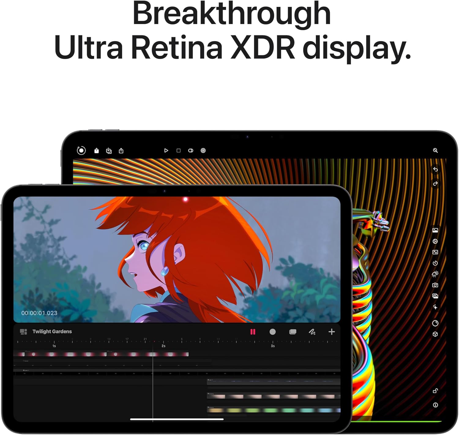 Apple iPad Pro 13-Inch (M4): Built for Apple Intelligence, Ultra Retina XDR Display, 256GB, 12MP Front/Back Camera, LiDAR Scanner, Wi-Fi 6E, Face ID, All-Day Battery Life — Space Black - Image 3